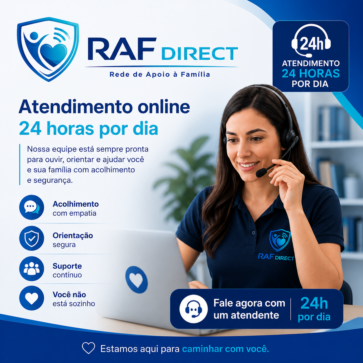 RAF Direct — Atendimento online 24h
